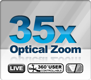 35x Optical Zoom - Live Stream - Robotic PTZ - Wiper System
