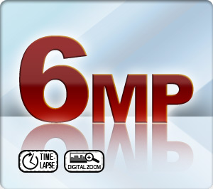 6 Megapixel Images - Time-Lapse Photography - Digital Zoom