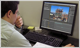 Collage of Control Center 7, Time-lapse movie of archives, and DVD.