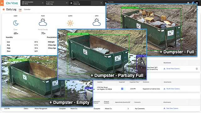 Dumpster Monitoring with AI