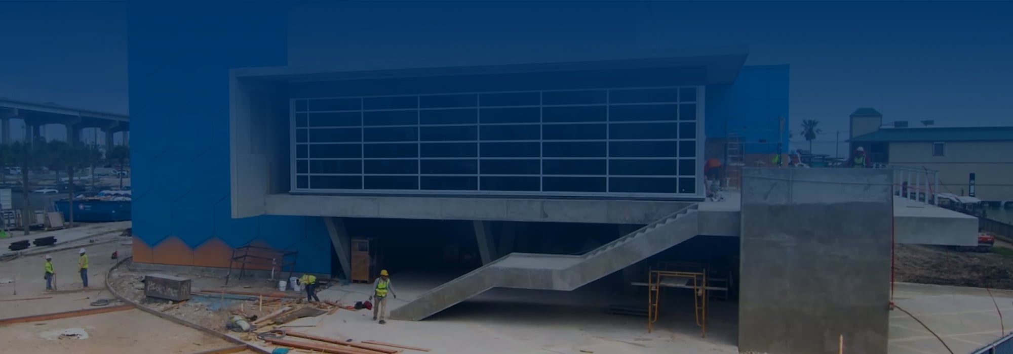 Texas State Aquarium Construction