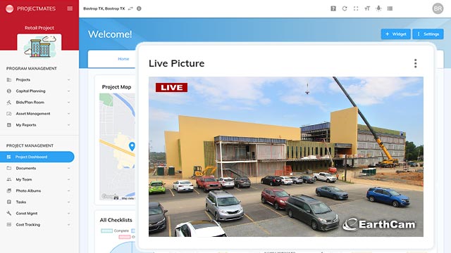 Embed Live Video in Projectmates Dashboard