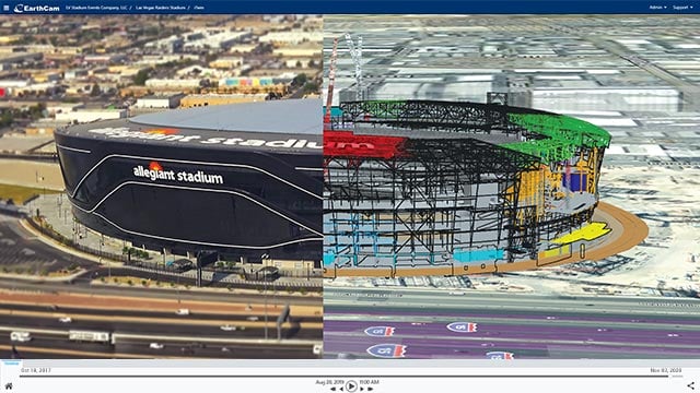 EarthCam 4D - Powerful Schedule-Based Visualization for BIM